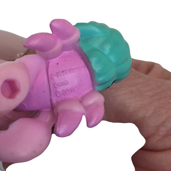 Littlest Pet Shop LPS Pink Hermit Crab #1403 & Brown #1008 with Terrarium - Picture 7 of 12